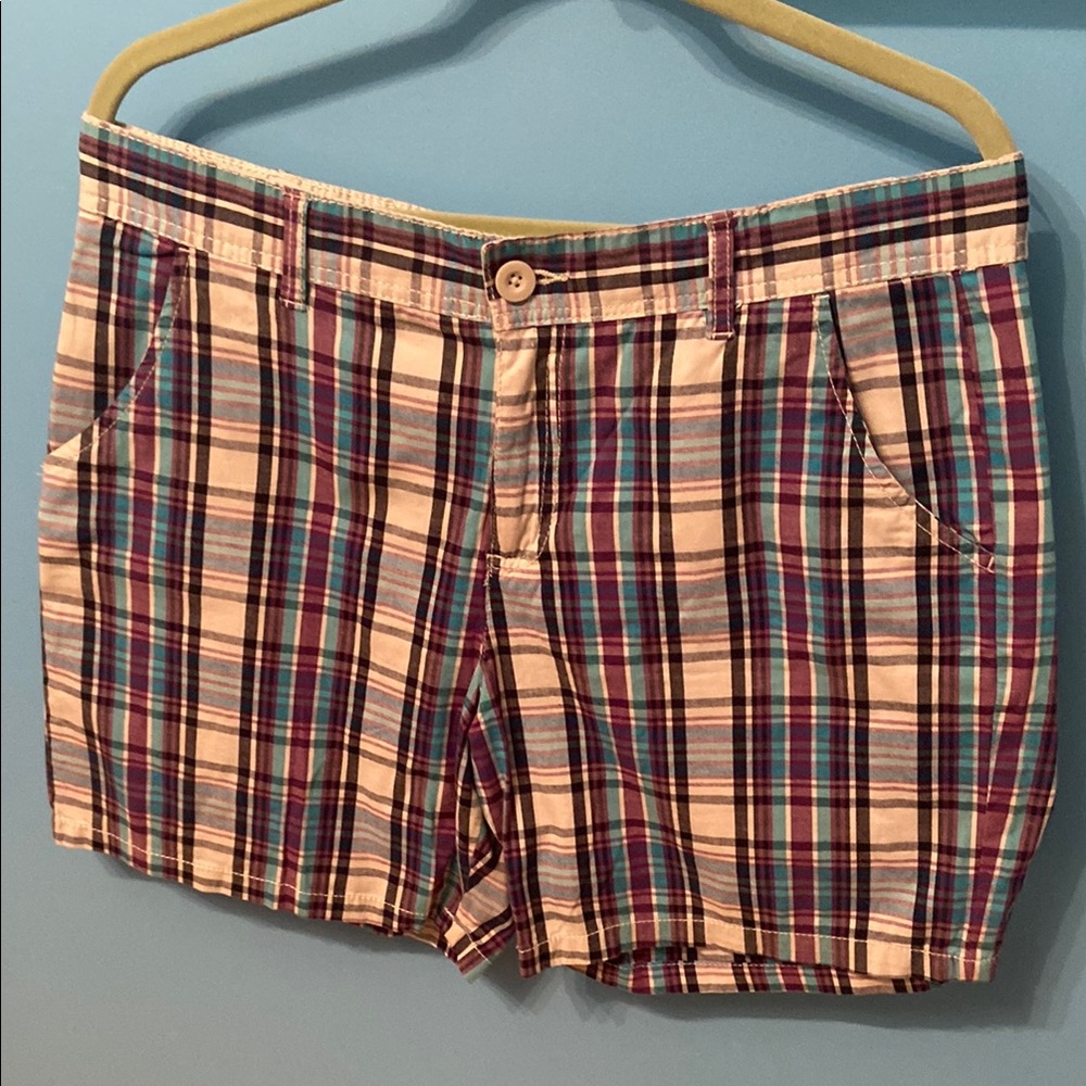 Faded Glory Plaid Women's Shorts.